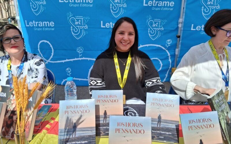 La Dra. Karen Sofía Tejada Angarita presentó 108 horas pensando en Sant Jordi 2025 de la mano de Editorial Letrame