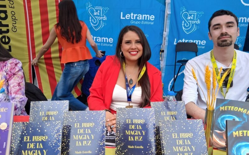 Estrella Made presentó El libro de la magia y la luz en Sant Jordi 2025 de la mano de Editorial Letrame