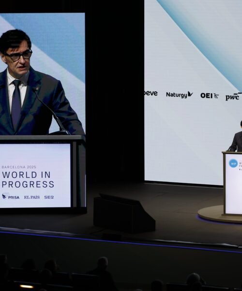 El ‘president’ Illa revindica “los principios multilaterales y los valores” de Europa en la apertura del World in Progress