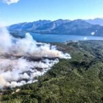 Chubut: las lluvias mejoraron las condiciones para combatir el fuego y llegó ayuda desde Provincia de Buenos Aires