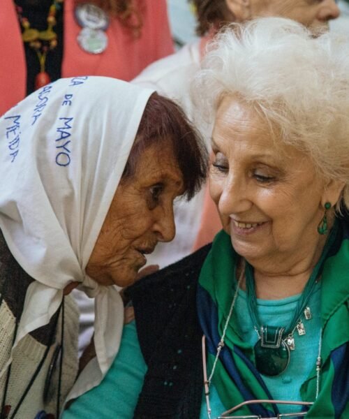 Abuelas: «Taty, esa firmeza sin perder la ternura, ese corazón que la llevó a abrazar la vida hasta el final»