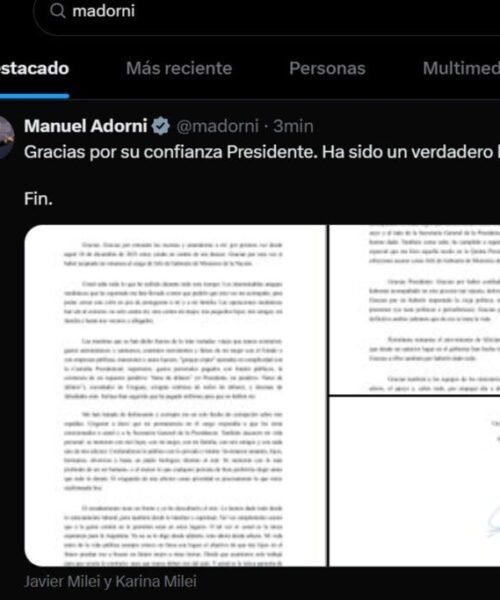 Cómo se cocinó la caída de Adorni y el ascenso de Santilli