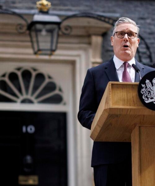Keir Starmer anunció su renuncia como primer ministro británico