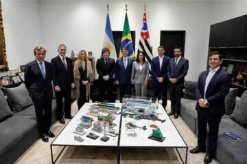 Milei le faltó el respeto a Lula durante su visita a Brasil y fue repudiado