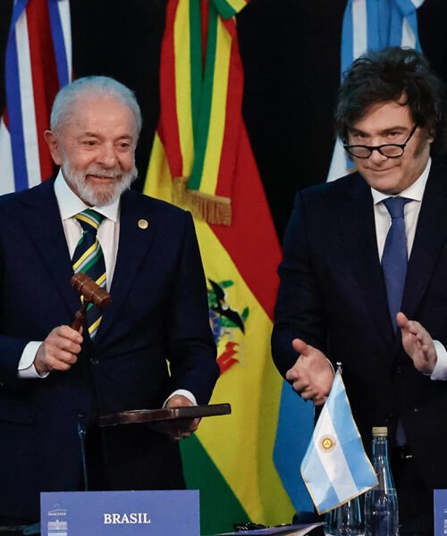 Milei en Brasil: suma respaldo a la candidatura de Flávio Bolsonaro y tensiona con Lula