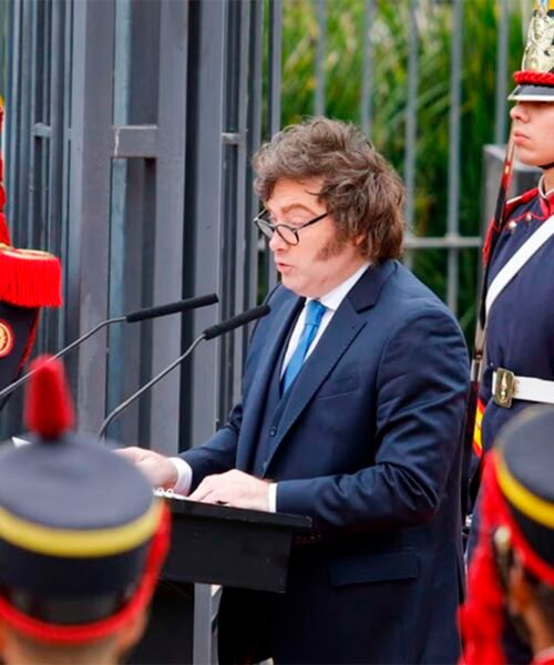 Para Milei «la libertad se enfrenta a un nuevo conjunto de enemigos, tanto internos como externos”