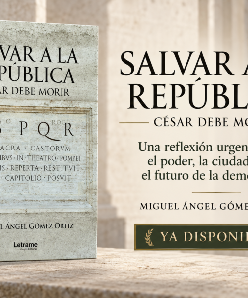 Miguel Ángel Gómez Ortiz reabre el asesinato de César en “Salvar a la República. César debe morir”