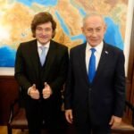 La foto de la vergüenza: Milei se reunió a puertas cerradas con Netanyahu