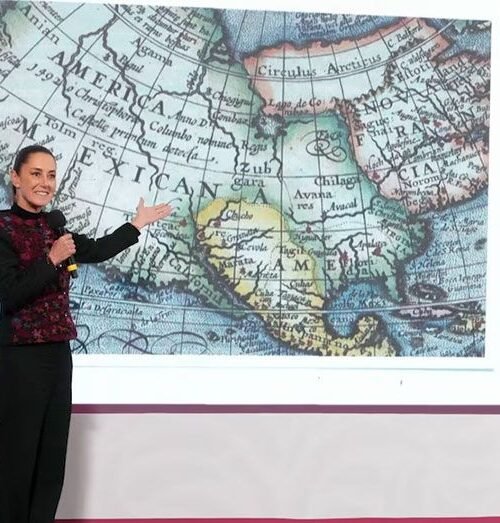 Sheinbaum replica a Trump por su nuevo mapita: «México no es ni será colonia»