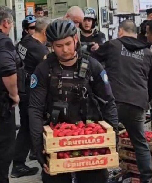Pietragalla forcejeó con policías de la Ciudad cuando intentó evitar que le secuestren la mercadería a un vendedor con discapacidad